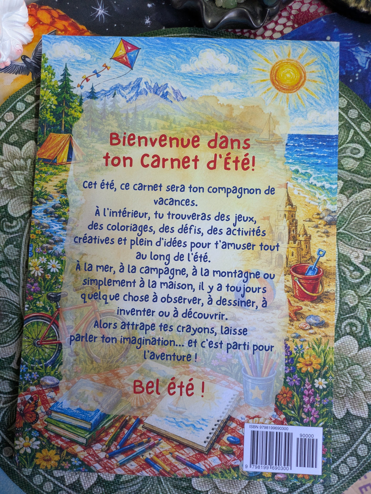 Mon carnet d'été: Jeux, activités et souvenirs