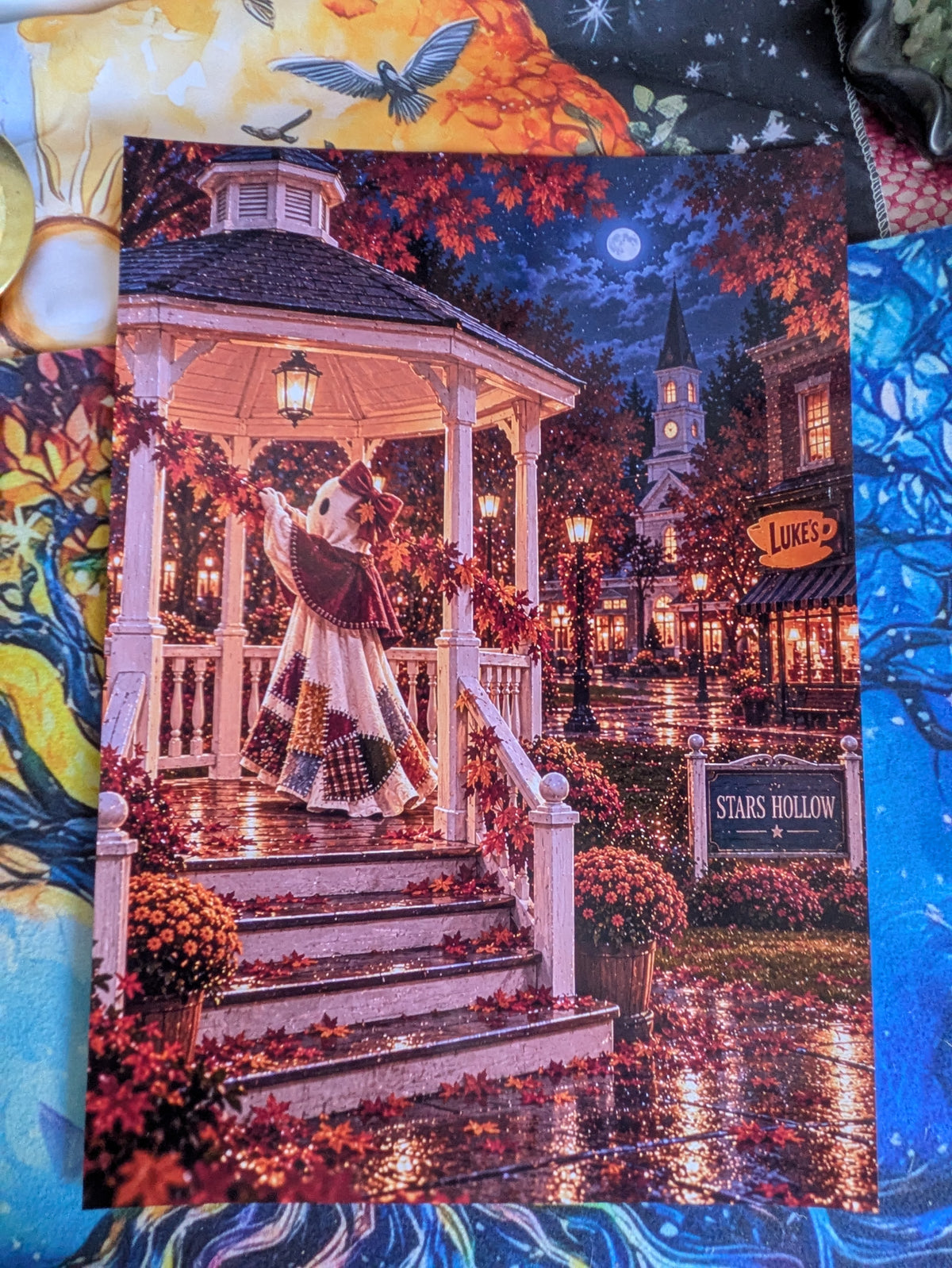 Affiche A4 – Un soir à Stars Hollow, fantôme automne