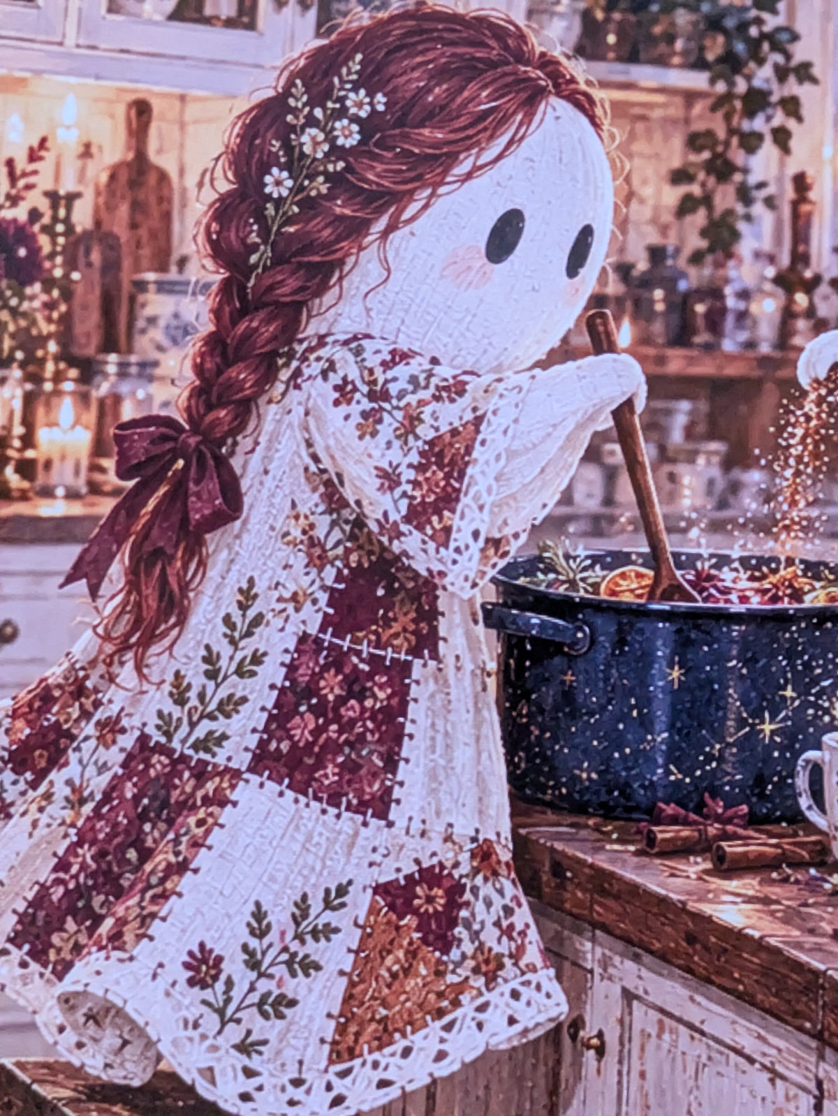 Minuit entre sœurs – Affiche fantômes cuisine magique