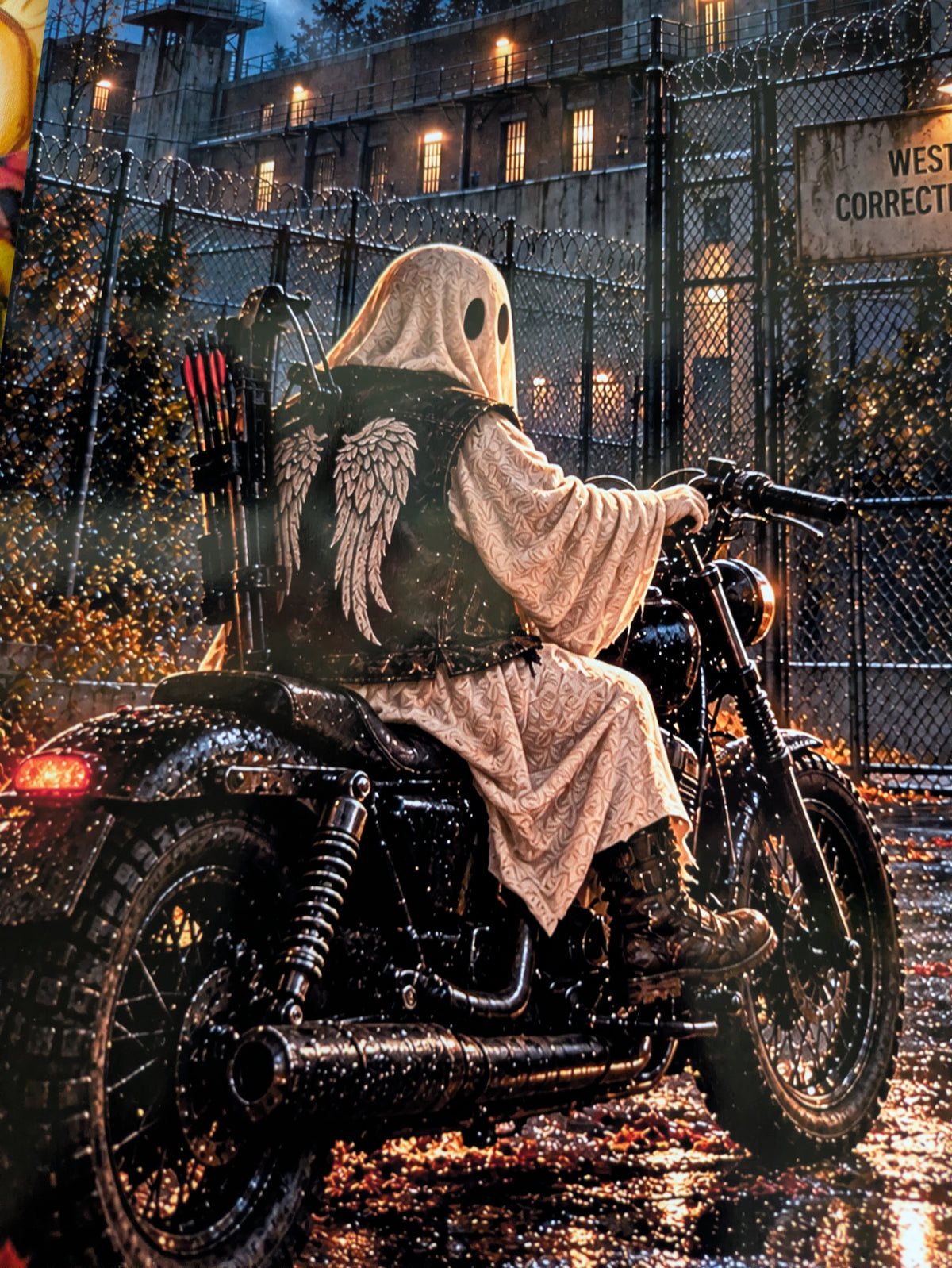 Le Refuge de Géorgie – Affiche fantôme moto