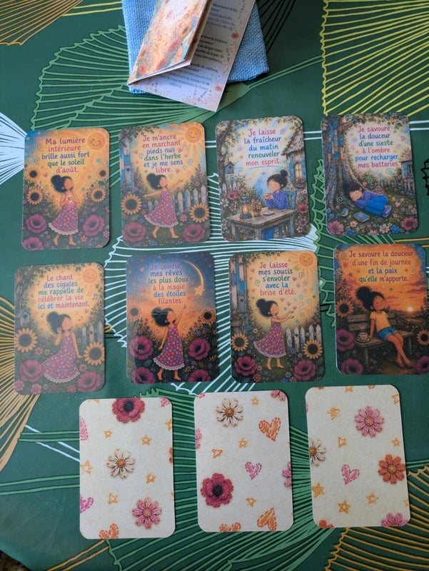Les Échos de l'Été - "Cartes d'Affirmations Positives" -