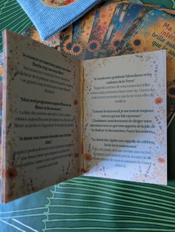 Les Échos de l'Été - "Cartes d'Affirmations Positives" -