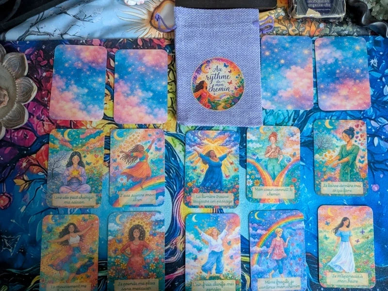 Au Rythme de Mon Chemin - 15 Cartes d'Affirmations
