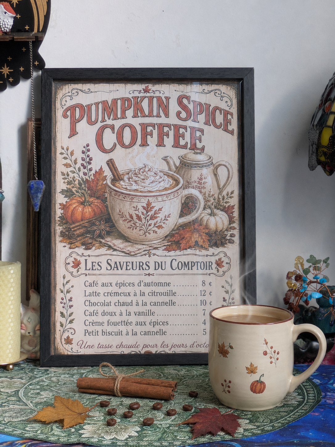 🍂 Collection "Saisons & Saveurs" - affiches vintage A4- illustrations cosy - tirage limité