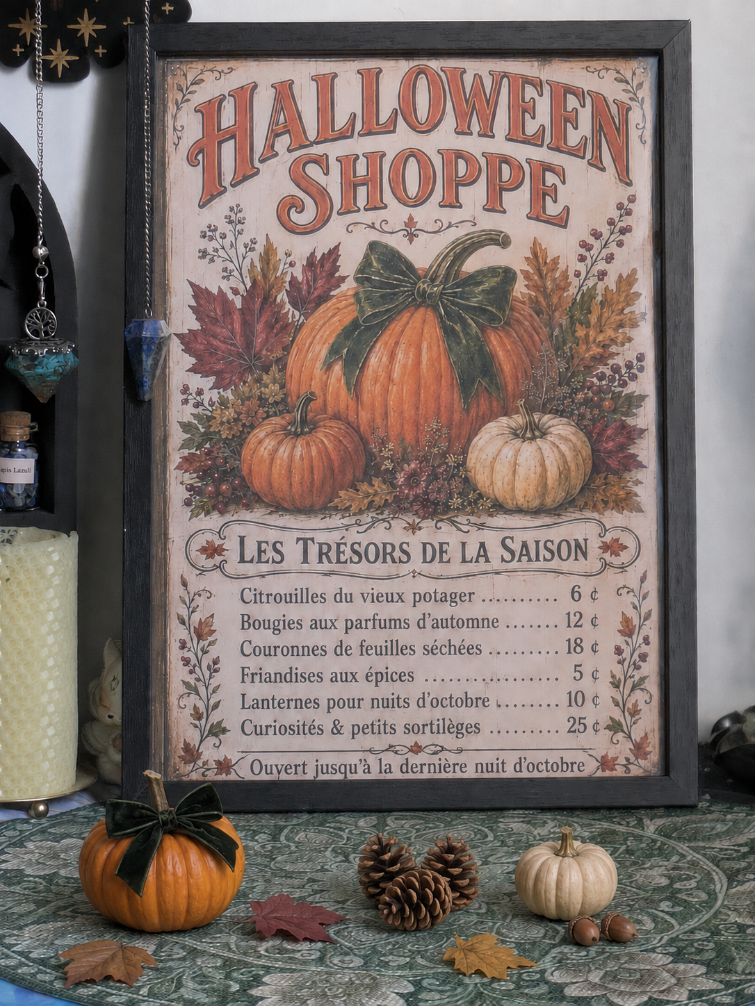 🍂 Collection "Saisons & Saveurs" - affiches vintage A4- illustrations cosy - tirage limité