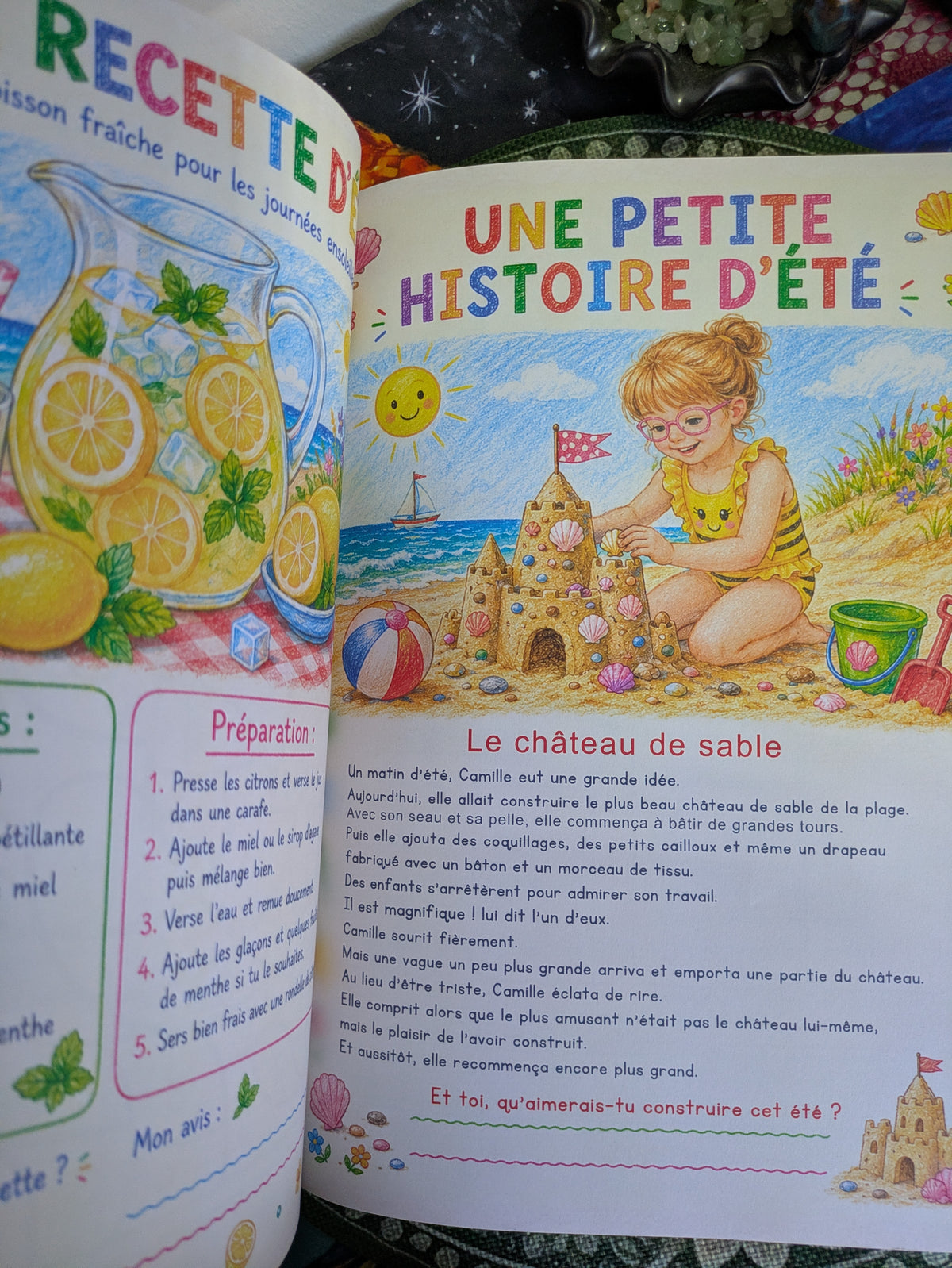 Mon carnet d'été: Jeux, activités et souvenirs