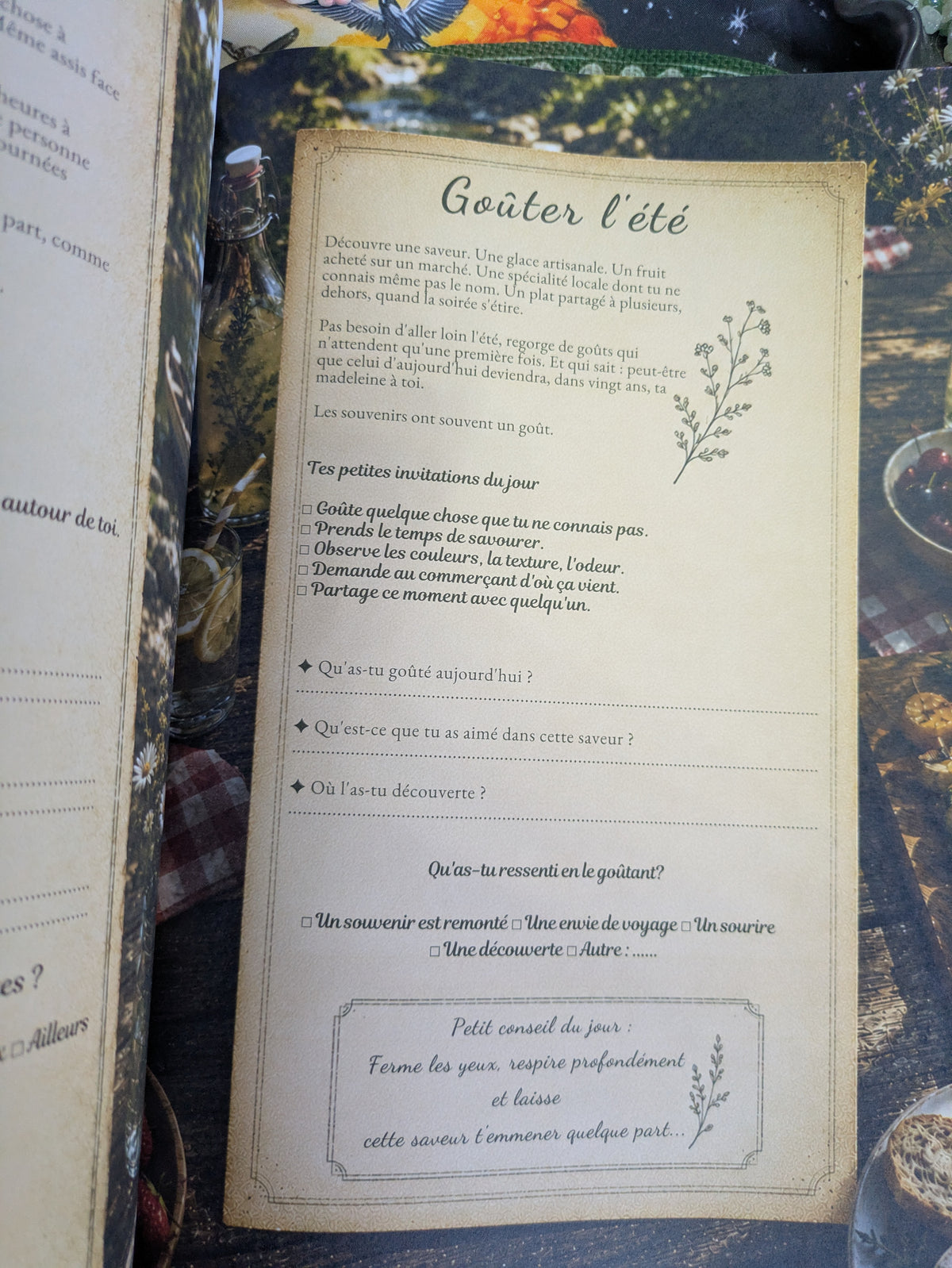 Mon Carnet des Étés Oubliés