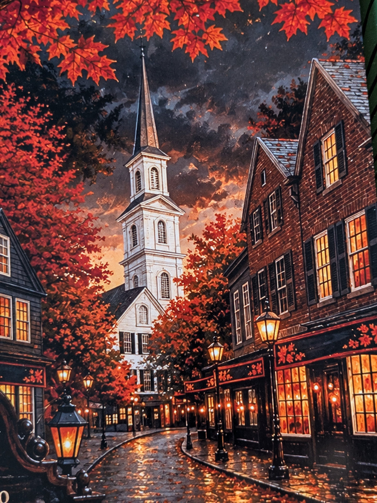 Octobre à Salem - Affiche A4