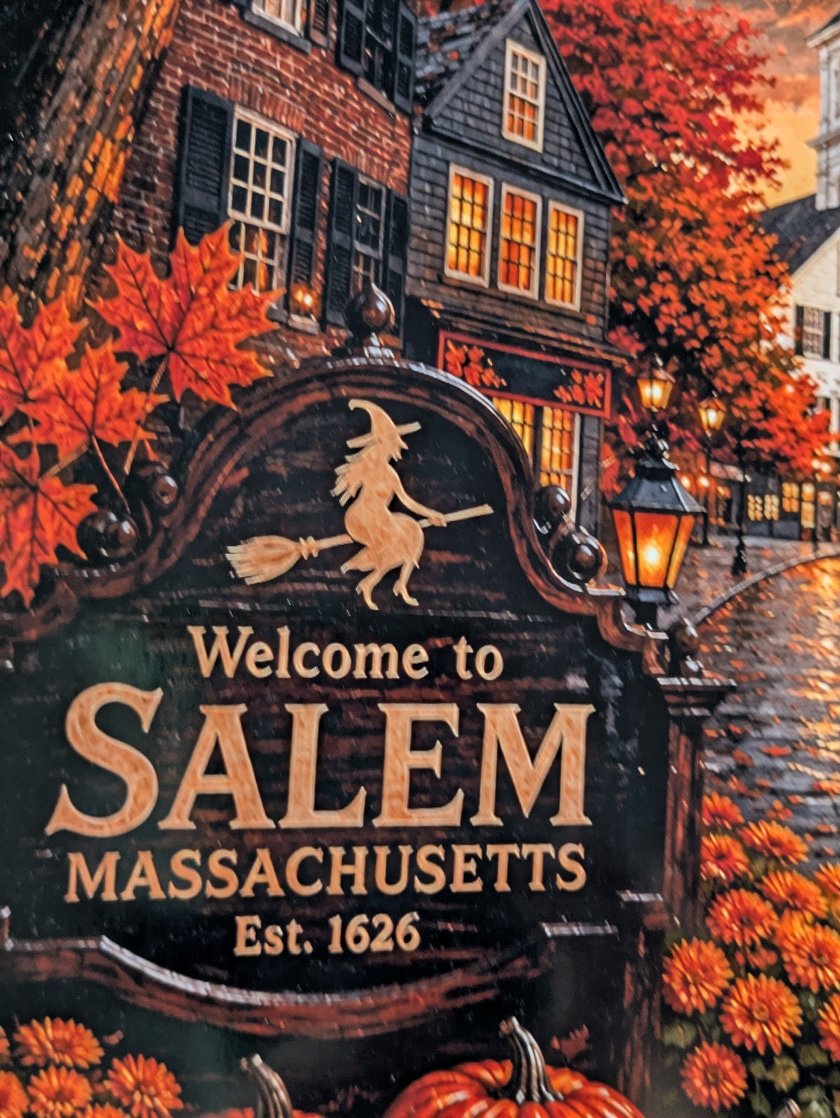 Octobre à Salem - Affiche A4