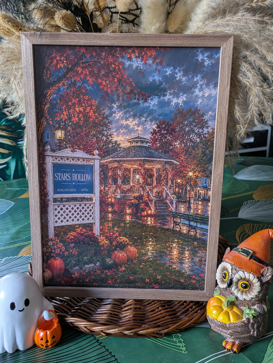 Le Kiosque d'Automne - Affiche A4