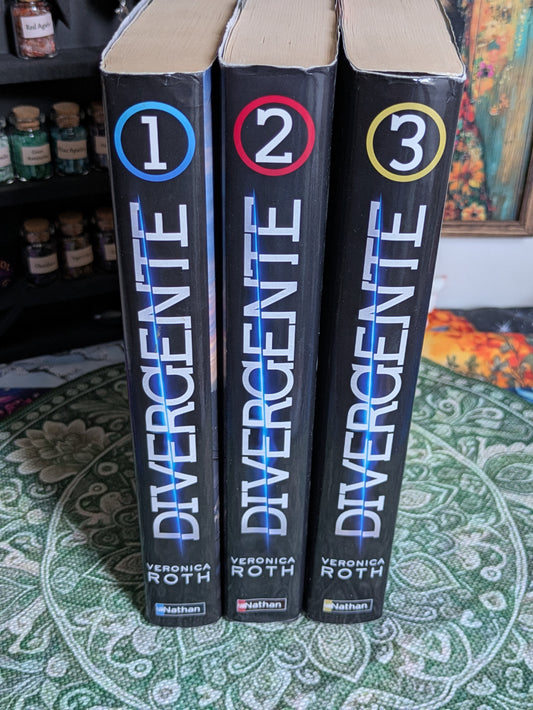 Divergente - Trilogie complète 3 tomes - Veronica Roth (éditions Nathan)