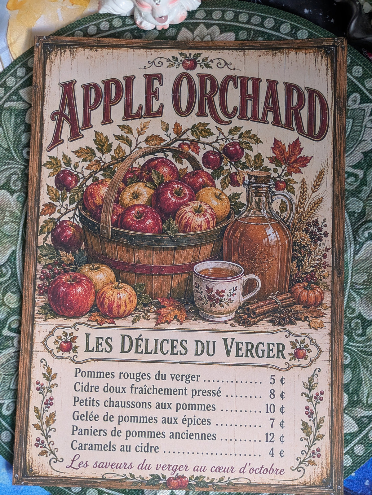 🍂 Collection "Saisons & Saveurs" - affiches vintage A4- illustrations cosy - tirage limité