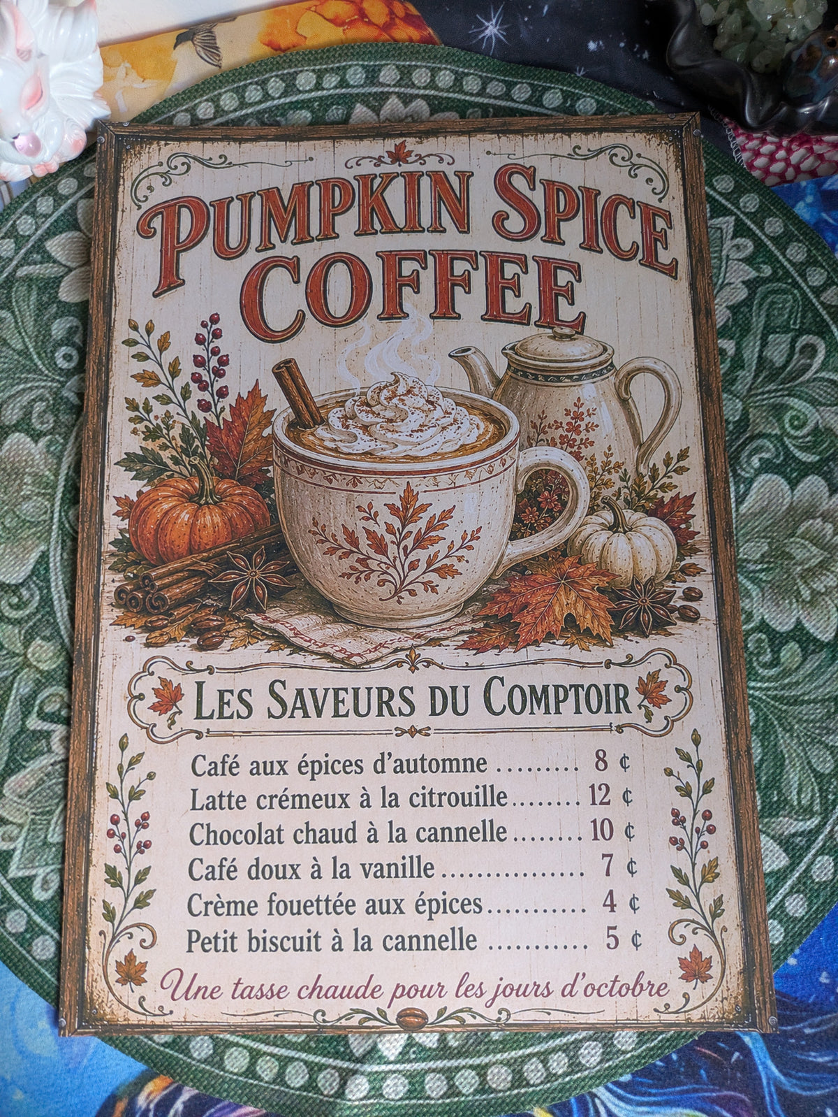 🍂 Collection "Saisons & Saveurs" - affiches vintage A4- illustrations cosy - tirage limité
