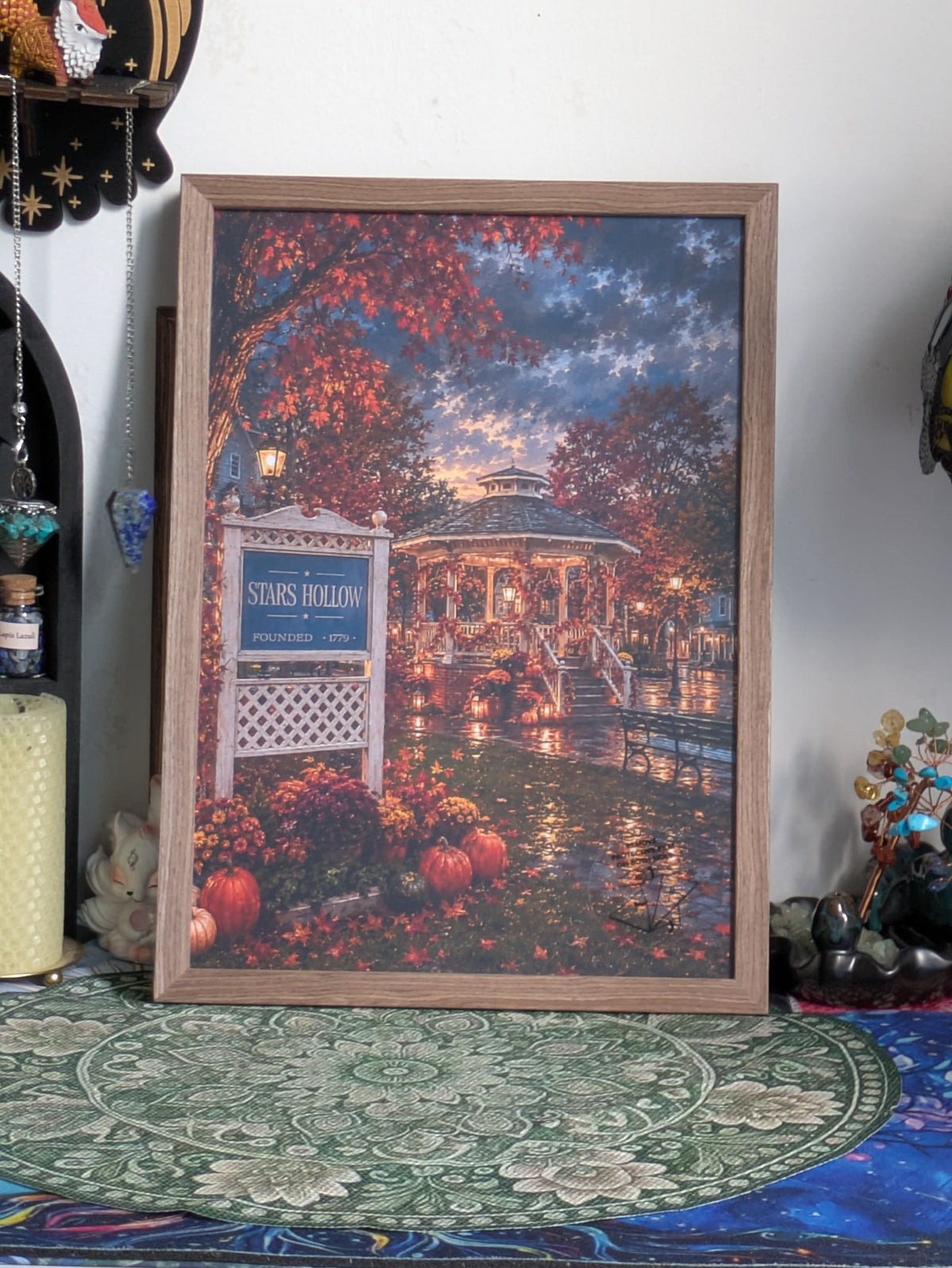 Le Kiosque d'Automne - Affiche A4