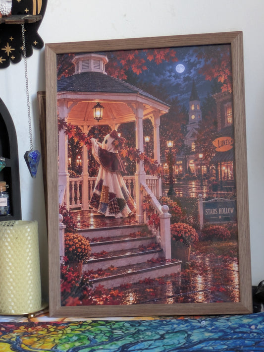 Affiche A4 – Un soir à Stars Hollow, fantôme automne