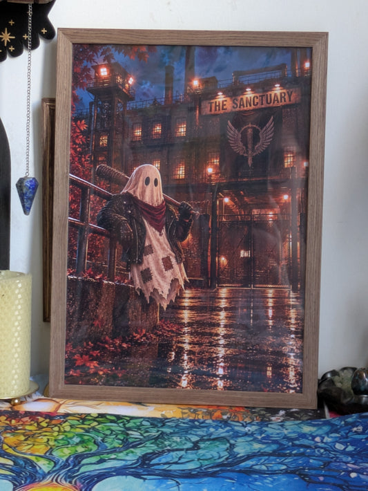 Affiche A4 – Un soir au Sanctuaire, fantôme nocturne