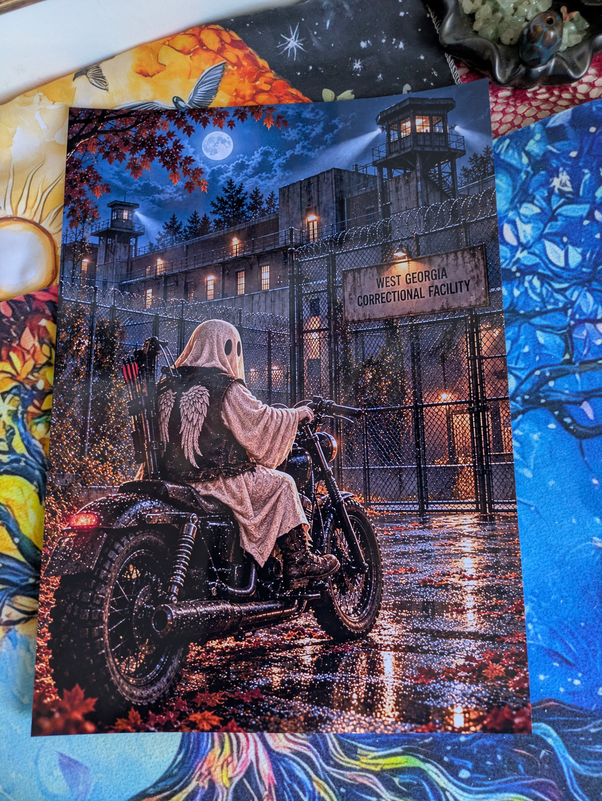 Le Refuge de Géorgie – Affiche fantôme moto