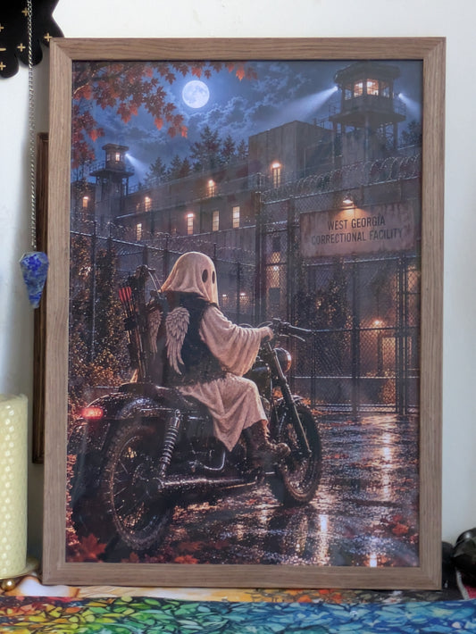 Le Refuge de Géorgie – Affiche fantôme moto