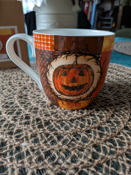 Mug d'Halloween Citrouille de Caro From Woodland