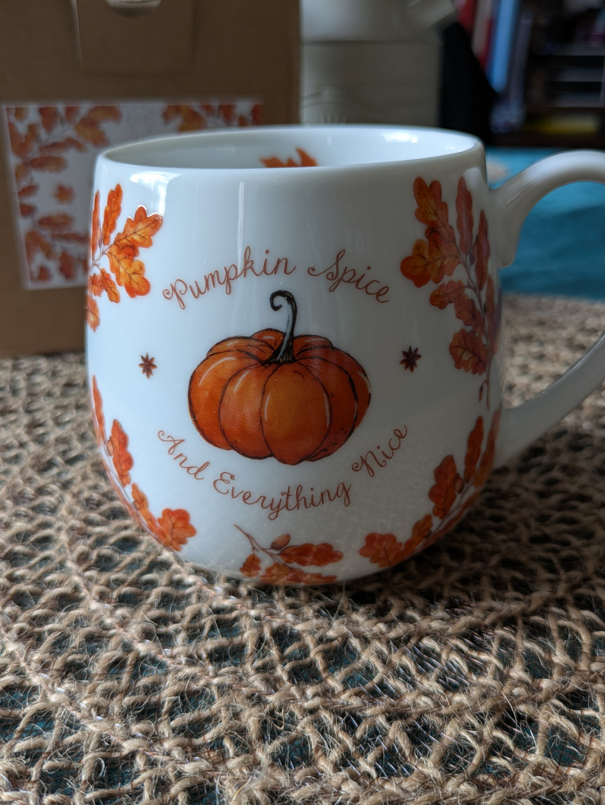 Mug d'Automne « Pumpkin Spice » de Caro From Woodland